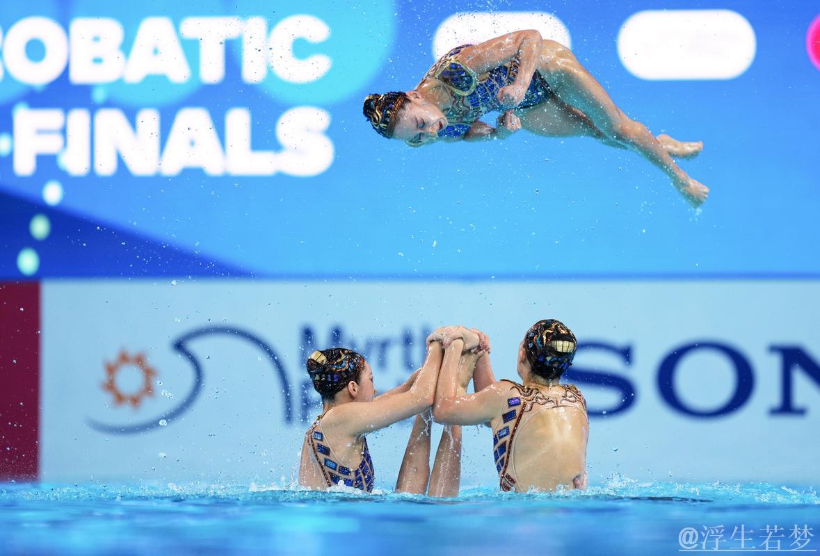 中国队再夺世锦赛花样游泳集体技巧自选桂冠 中国队再夺世锦赛花样游泳集体技巧自选桂冠
